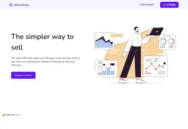 Screenshot of allevents.ge