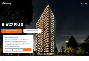 Screenshot of alliancecity.ge