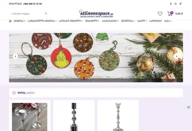 Screenshot of allinonespace.ge