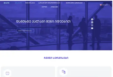 Screenshot of alma.ge