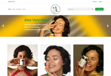 Screenshot of aloeatma.ge