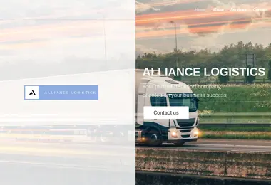 Screenshot of alogistics.ge