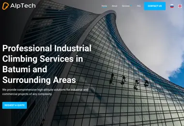 Screenshot of alptech.ge