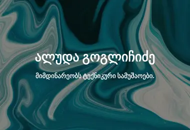 Screenshot of aludagoglichidze.ge