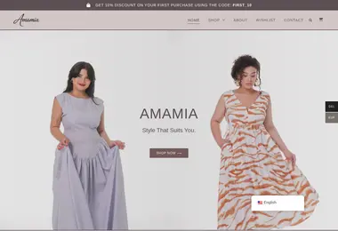 Screenshot of amamia.ge
