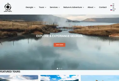 Screenshot of amirtravel.ge