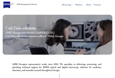 Screenshot of amk-ms.ge