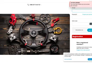 Screenshot of amotors.ge