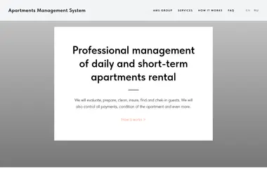 Screenshot of amsgroup.ge