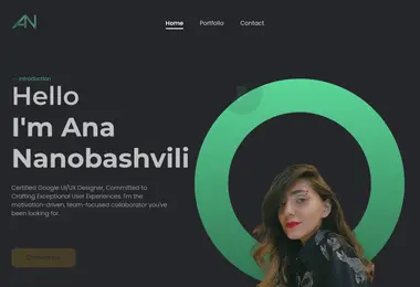 Screenshot of anananobashvili.ge