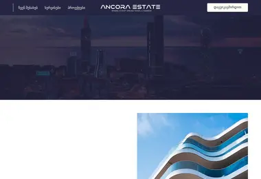 Screenshot of ancora.ge