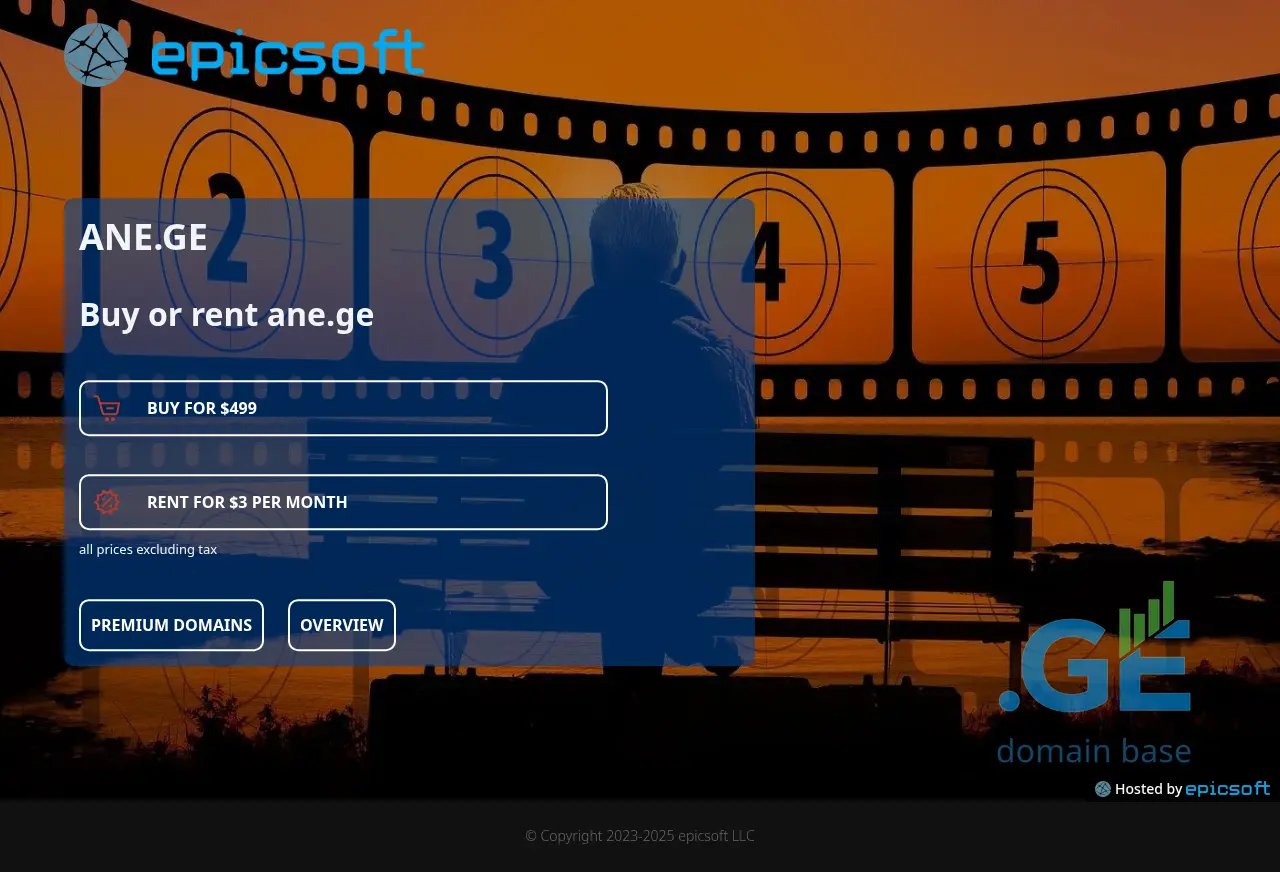 Screenshot of the site ane.ge
