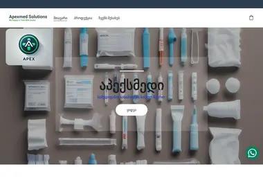 Screenshot of apexmed.ge