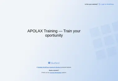 Screenshot of apolaxtraining.ge