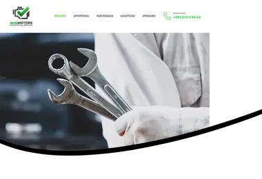 Screenshot of apomotors.ge
