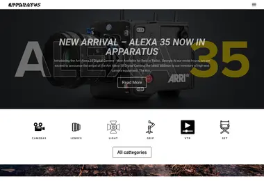 Screenshot of apparatus.ge