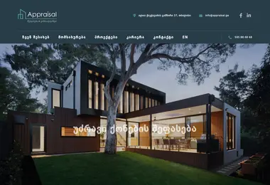 Screenshot of appraisal.ge