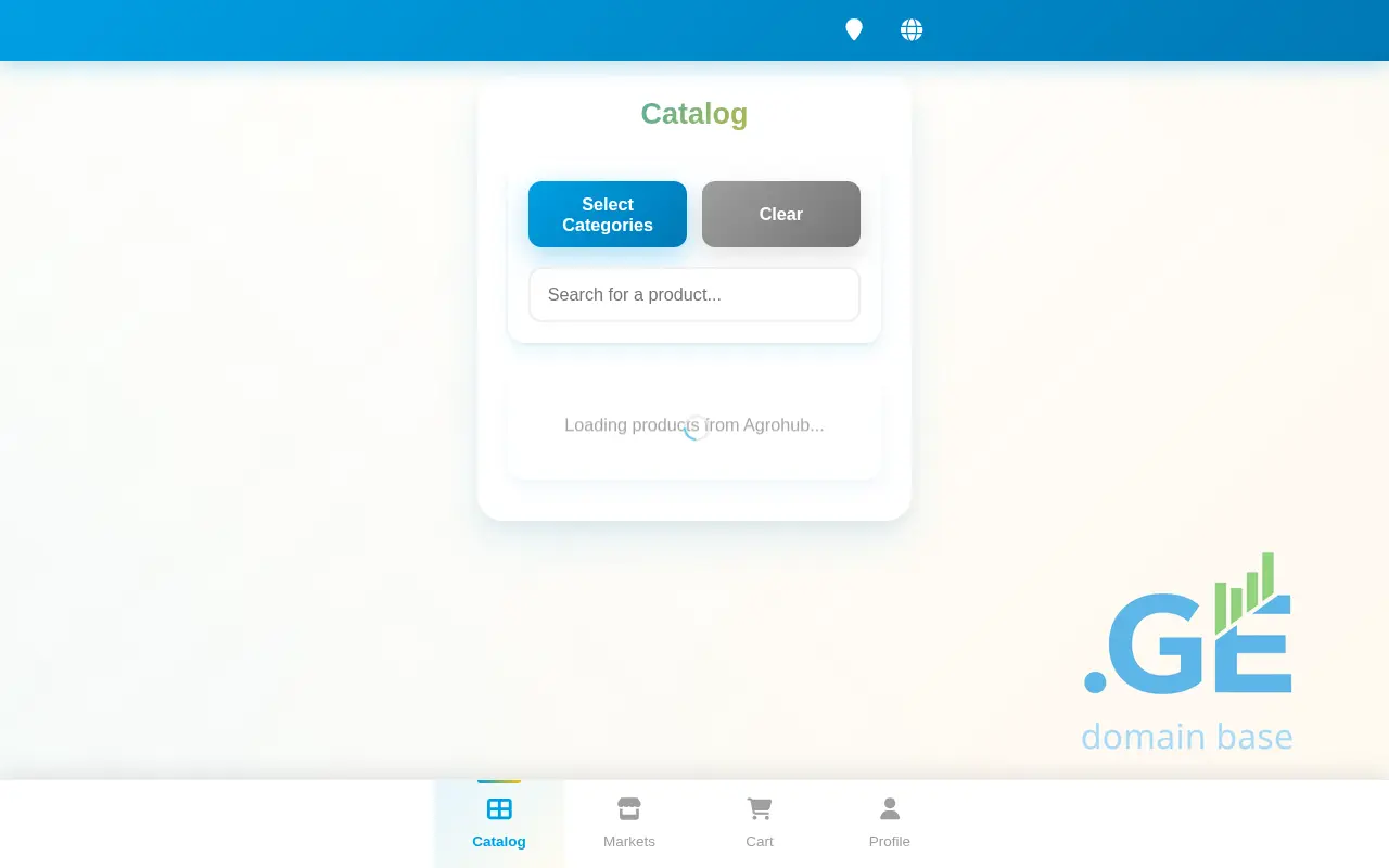 Screenshot of the site aqci.ge