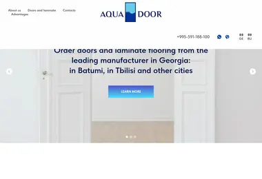 Screenshot of aquadoor.ge