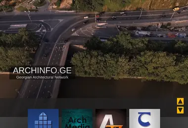 Screenshot of archinfo.ge