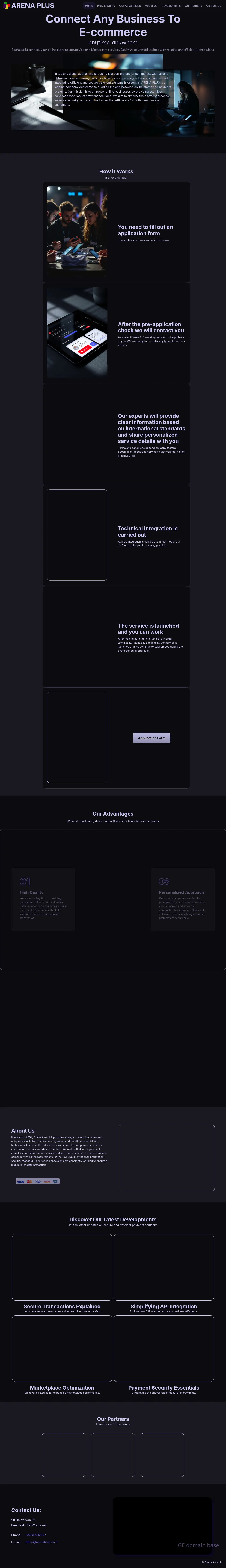 Screenshot of the site arenaplus.ge