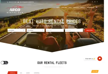 Screenshot of argocarrent.ge