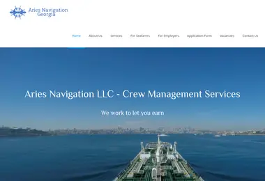 Screenshot of ariesnav.ge