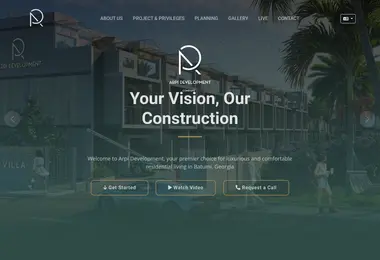 Screenshot of arpidevelopment.ge