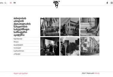 Screenshot of art.edu.ge