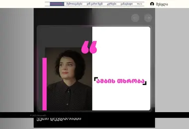 Screenshot of artareaed.ge