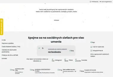 Screenshot of artmie.ge