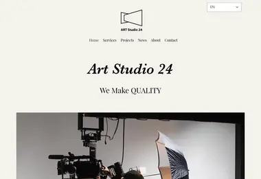 Screenshot of artstudio24.ge