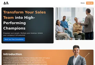 Screenshot of as-coachings.ge