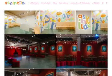 Screenshot of askinkila.ge