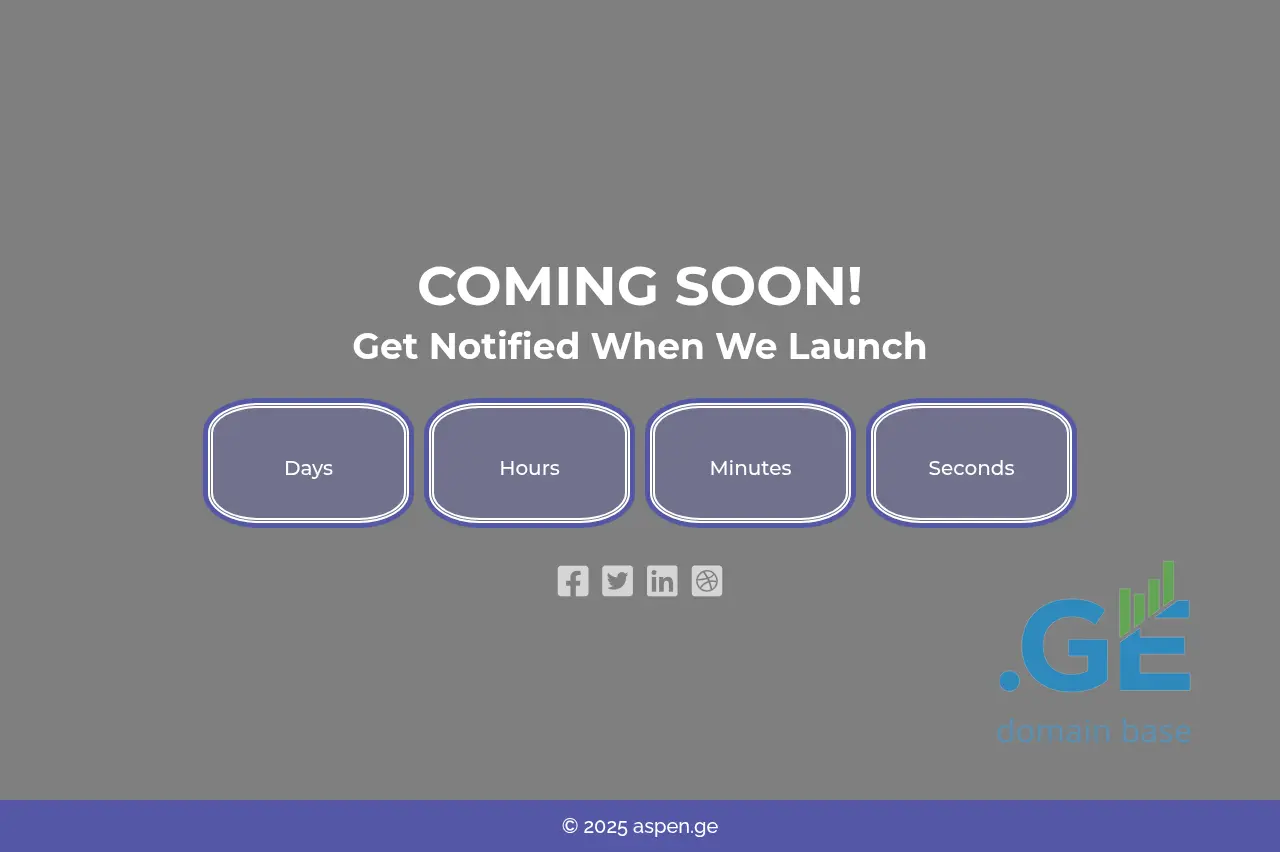 Screenshot of the site aspen.ge