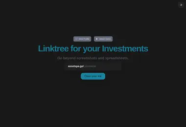 Screenshot of assetspa.ge