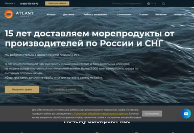 Screenshot of atlant-group.ge