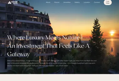 Screenshot of atriumhotel.ge