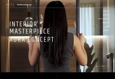 Screenshot of auraconcept.ge