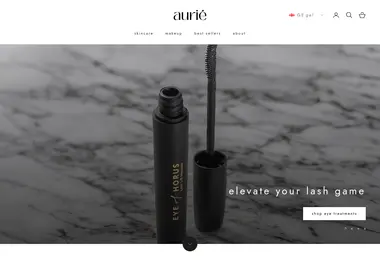Screenshot of aurie.ge