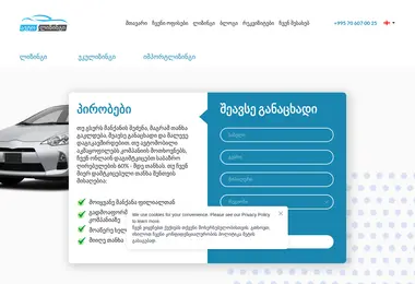 Screenshot of autolizing.ge