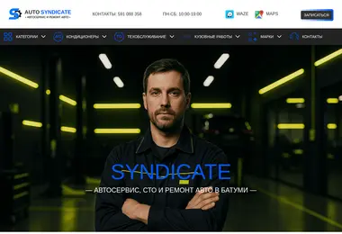 Screenshot of autosyndicate.ge