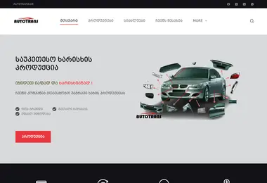 Screenshot of autotrans.ge