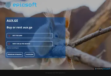 Screenshot of aux.ge