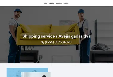 Screenshot of avejis-gadazidvis-servisi.ge