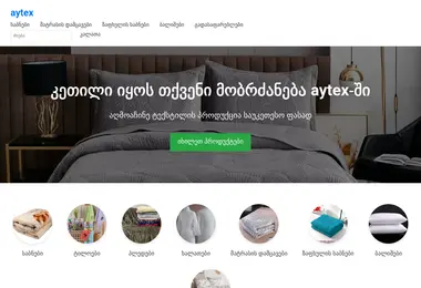 Screenshot of aytex.ge
