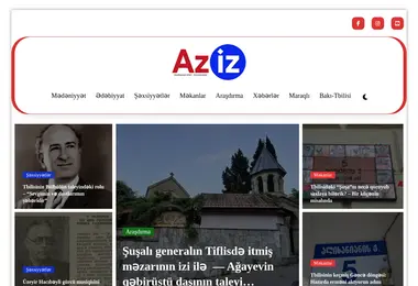 Screenshot of aziz.ge