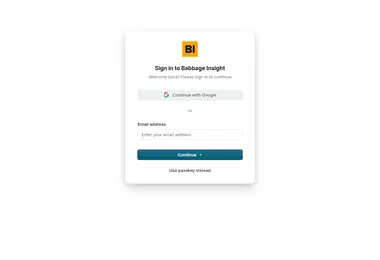 Screenshot of babba.ge
