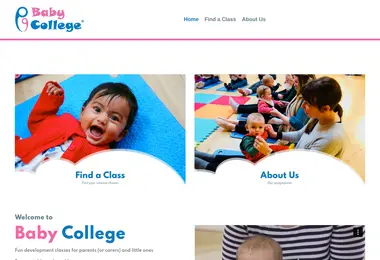 Screenshot of babycollege.ge