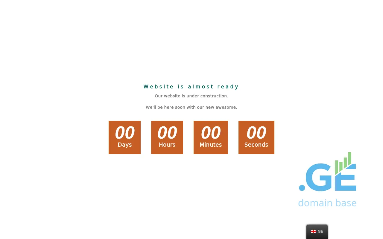 Screenshot of the site bagrationi.ge